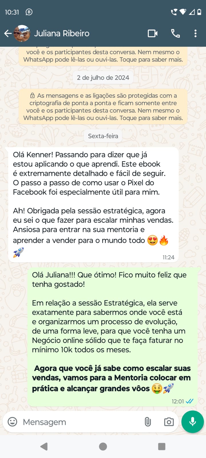 Depoimento Juliana Ribeiro